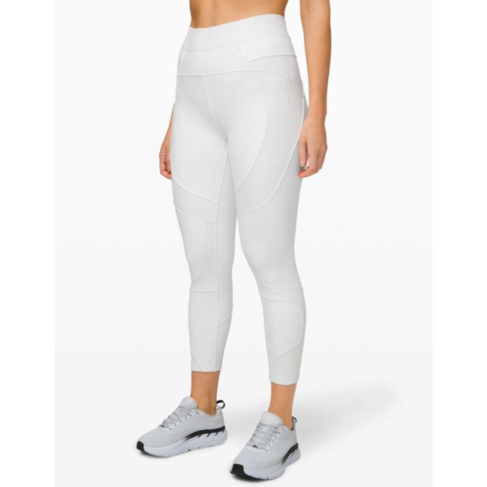 Lululemon New Ambition Super High-Rise Tight 25", White, Size 8